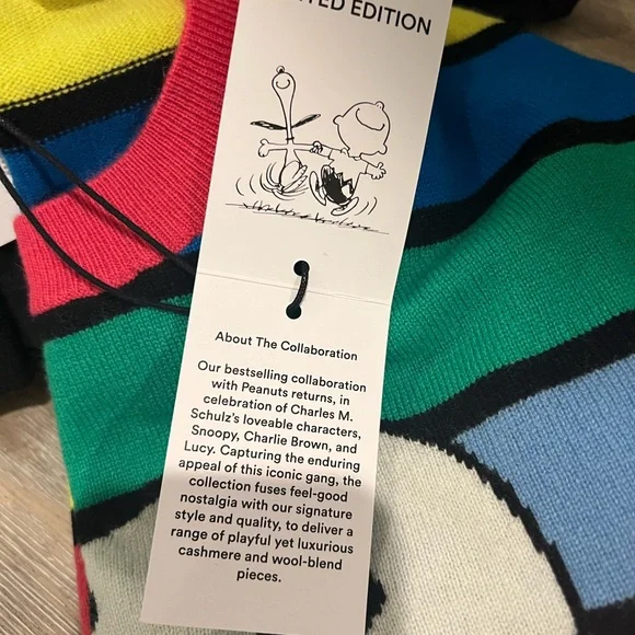 Chinti & Parker Peanuts Colorful Knit Sweater - Picture 4 of 4